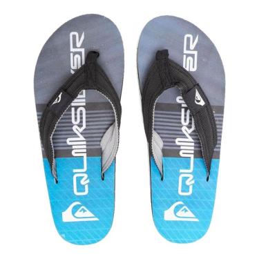 Imagem de Chinelo Quiksilver Layback Stripe Azul-Masculino