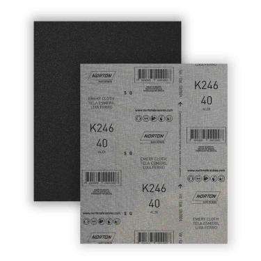 Imagem de Folha De Lixa Ferro/pano Grão 40 Norton K246