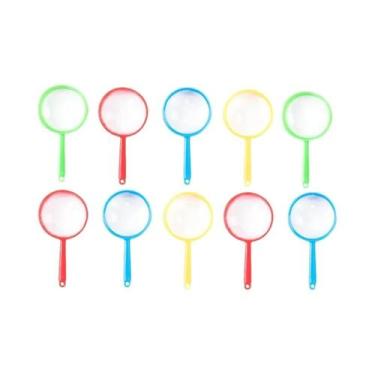 Imagem de Lupas Plásticas Coloridas De 5cm, 10-20 Peças, Portáteis Para Educação