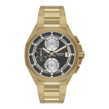 Imagem de Relógio Orient Solartech Cronógrafo MGSSC075 G1KX Masculino 40mm Aço Inox-Masculino