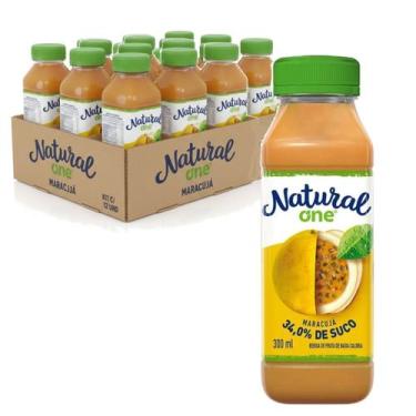 Imagem de Kit 12x Suco de Maracujá e Maçã NATURAL ONE 300ml - Pronto