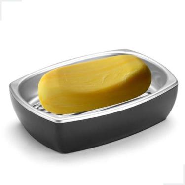 Imagem de Porta Sabonete Sabão em Barra Saboneteira de Bancada Pia Banheiro Lava