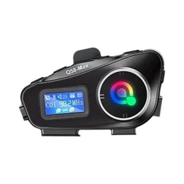 Imagem de Intercomunicador Bluetooth Para Capacete De Moto Com LED, Duplo, 500M,