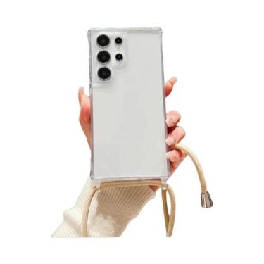 Imagem de Capa Transparente Com Cordão Para Samsung Galaxy S24 Ultra S23 S22 plu