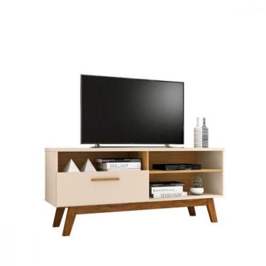 Imagem de Rack Para Tv De Até 55 Polegadas Off White/cinamomo Paladio Bechara Of
