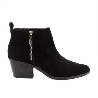 Imagem de Bota Zatta Bico Fino Cano Curto Country Hilda Camurça-Feminino