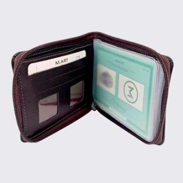 Imagem de Carteira M.ART Couro Fecho Masculina 115-Masculino