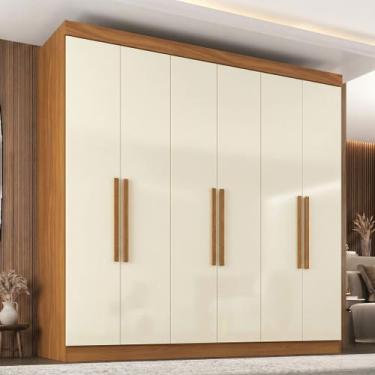 Imagem de Guarda-roupa Casal 6 Portas 2 Gavetas Paris - Maxel
