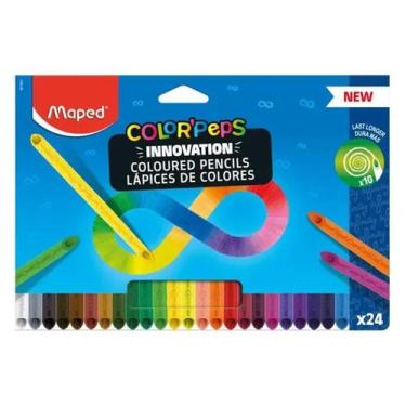 Imagem de Lápis de Cor Infinito Color Peps Infinity New 24 Cores - Maped - Tendt