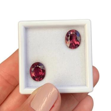 Imagem de Turmalina Roxa Oval Par 7,25ct - ENE2ESE