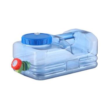 Imagem de Balde De Água Portátil Grande 5L 5.5L 7.5L 10L Com Torneira Para Campi