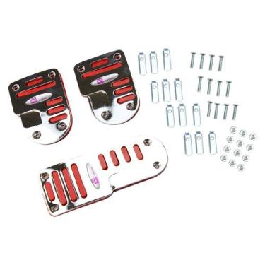 Imagem de Pedaleira Cromada vermelha Modelo Si Shekparts Cod.ref. Nk211573 Unive