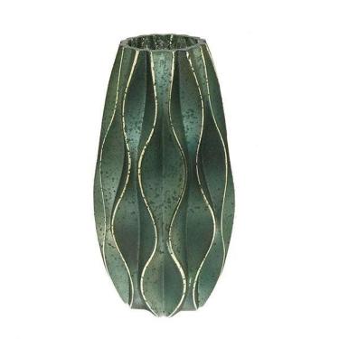 Imagem de Vaso De Vidro Cor Verde 13X23 Cm