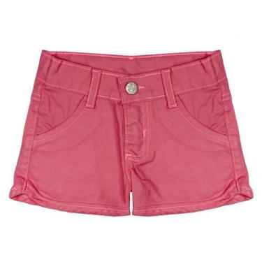 Imagem de Shorts Look Jeans Básico Pink - Pink - 4