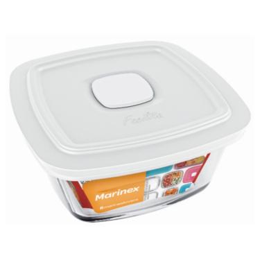 Imagem de Pote Vidro Quadrado Facilita Vap Com Tampa 2L Marinex 1Un