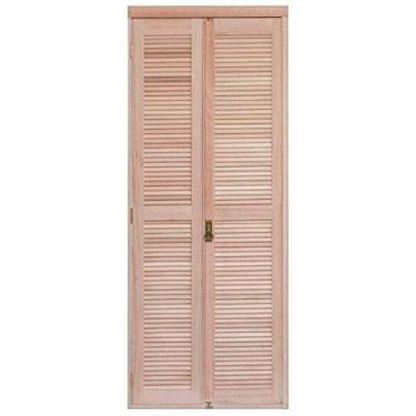 Imagem de Portas Camarão tipo Venezianas em Vertical Sanfona à Esquerda Rondosul Natural