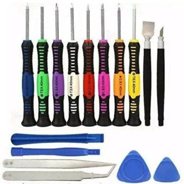 Imagem de Jogo de Ferramentas de Precisão Weemsbox Kit de Chaves 16x1 Para Manutenção Conserto Reparo Celular Notebook