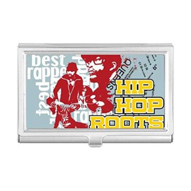 Imagem de Porta-cartões de visita estilo hip hop com estampa de grafiti Street da Culture Boy