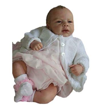 Imagem de Boneca Bebê reborn Ana Carolina autêntica com corpo inteiro