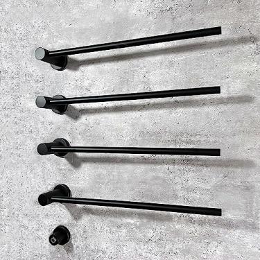 Imagem de Aquecedor De Toalhas Montado Na Parede Elétrica Inteligente Temperatura Constante Toalheiro Térmico 304 Haste de Aço Inoxidável para Banheiro,A,568MM