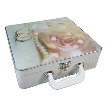 Imagem de Álbum Maleta Enlace Casamento Flor 100 Fotos 20x25