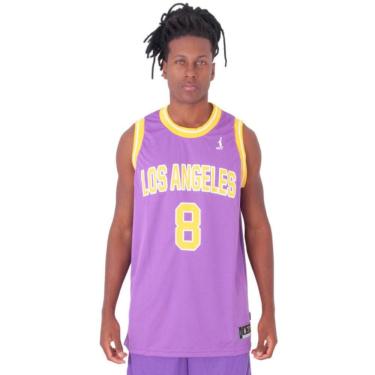 Imagem de Regata Basquete Masculina M10 Performance Los Angeles 8