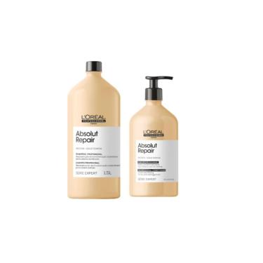 Imagem de Kit L´Oréal Absolut Repair Shampoo 1,5L + Condicionador 750ml