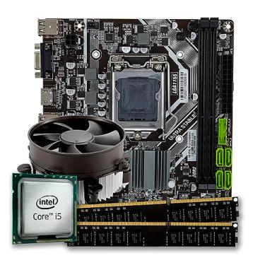 Imagem de Kit Upgrade Mancer | Intel Core i5-3470 + Placa-mãe H61 + Memória 16GB DDR3 + Cooler incluso | Vídeo integrado HD 2500 | Socket LGA 1155 | KIT-MP-MANCER-35883