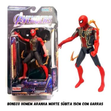 Imagem de Boneco Homem Aranha Com Garras 15 Cm Morte Súbita