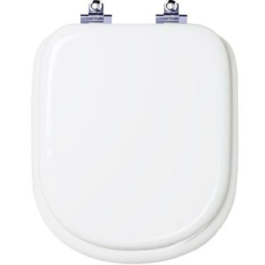 Imagem de Tampa de Vaso Almofadado com Amortecedor Life Branco para bacia Celite