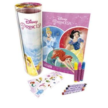 Imagem de Disney - Tubo Historias Para Colorir - Princesas
