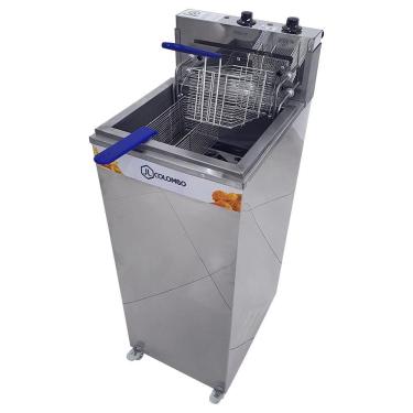 Imagem de Fritadeira Elétrica Zona Fria JL Colombo Gabinete Cuba 15 Litros 8000W 146002