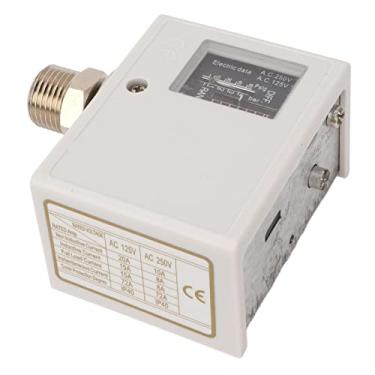 Imagem de Interruptor de Pressão da Bomba de Poço Fácil Instalação Interruptor de Pressão do Compressor de Ar Prático AC125V AC250V Boa Condutividade Rosca Fina para Secador de
