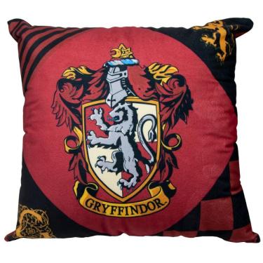 Imagem de Almofada Grifinória Gryffindor Quadrada 40x40Cm Aveludada Oficial Harry Potter