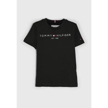 Imagem de Infantil - Camiseta Tommy Hilfiger Slim Logo Preta Tommy Hilfiger TKKS0KS00210 menina