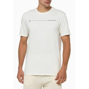 Imagem de Camiseta Mc Masculino Sustainable Calvin Klein - Off White OFF WHITE GG-Masculino