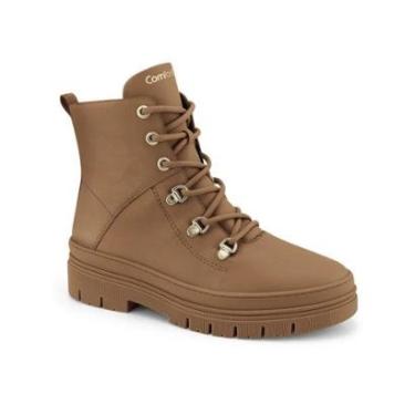 Imagem de Bota Comfortflex 2347302-2 Coturno Tratorado Feminino-Feminino