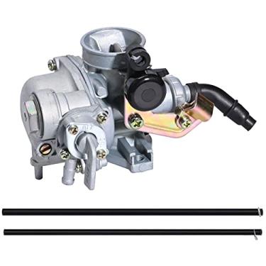 Imagem de Kit de estrangulamento de cabo de carburador PZ19 de 19 mm para quadriciclos de 90cc 110cc 125cc ATV Peace Eagle Chinese TaoTao Cool Sport Sunl NST Redcat Hon-da Coolsport Loncin Clone Quad Parts