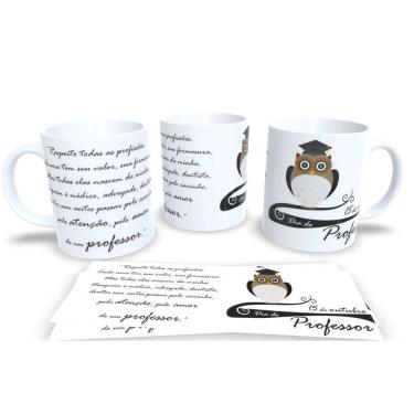Imagem de Canecas de Porcelana Personalizadas dia dos Professores