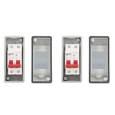 Imagem de Interruptor de Desconexão à Prova D'água DC 1000V Comutação de Carga Convergente Solar Interruptor de Ar Disjuntor Miniatura, 16A IP65 Caixa de Distribuição à Prova D'água Tampa