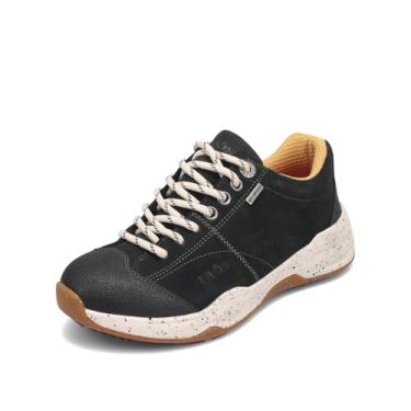 Imagem de Taos Tênis feminino Shasta, Nobuck preto à prova d'água, 38