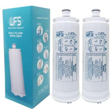 Imagem de Kit 2 Filtro Refil Compatível Com Purificador De Água New Up - WFS