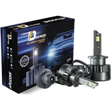 Imagem de Kit Lâmpada Led Para Xenon Fabrica Shocklight D2R/D2S 10000L