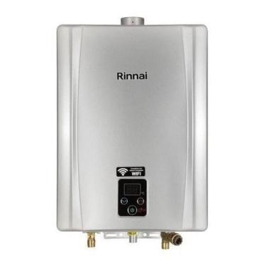 Imagem de Aquecedor De Água a Gás Rinnai REU E171 FEH 17 Litros Prata GÁS GN