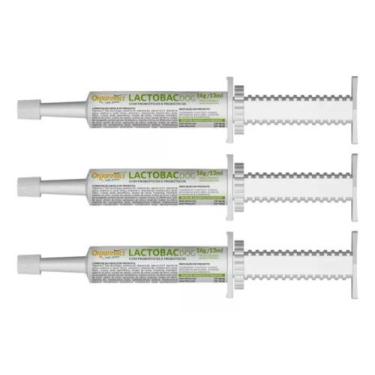 Imagem de 3 Lactobac Dog 16g / 13ml Pasta Probiotico E Prebiotico - organnact