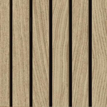 Imagem de Papel De Parede Ripas De Madeira Clara Vinilico Sala 10m - Inter