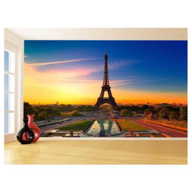Imagem de Papel De Parede Cidade Paris Torre Eiffel Sol 3,5M Ncd320 - Você Decor