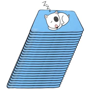 Imagem de 24 Tapetinhos Macios para Dormir Pet Antipulgas Antipulgas 200 Lavagen