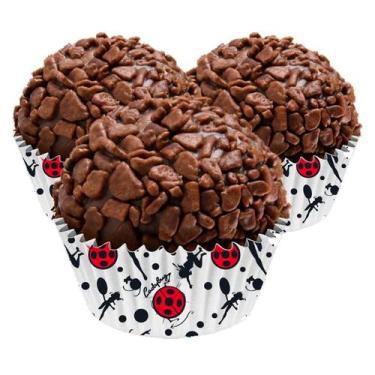 Imagem de 100 unidades Forminhas N5 Ladybug Decoração festa perfeita - Regina Fe