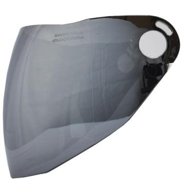 Imagem de Viseira Prata Espelhada Capacete Aberto Peels Freeway